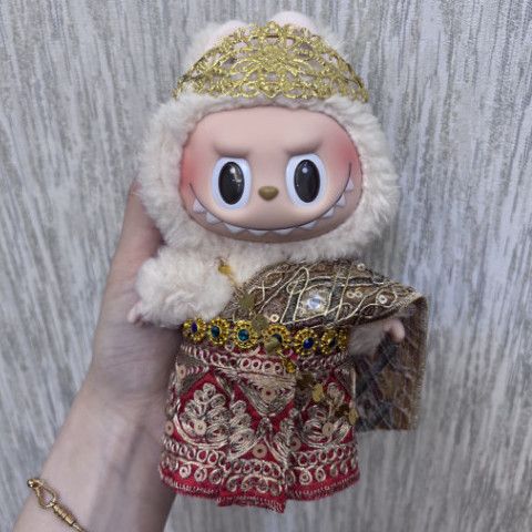 Labubu Clothes Thai Ethnic Style 17cm Pure Handmade Thai Vinyl Accessories Palace Cute Doll Clothes