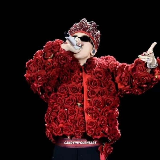 In Stock New GD Same Style Concert Rose Clothes Plush Toy Labubu G-Dragon Doll Clothes Outfit