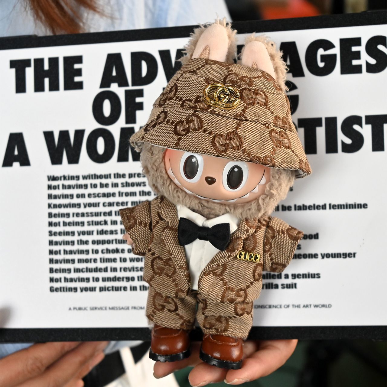 Clothing Only] Labubu Doll Clothes 17cm Labubu Clothes Luxurious and Cute Gentleman Vinyl Face Doll Clothes Replacement