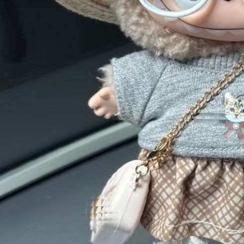 Bubu Doll Clothes Socialite Style Doll Clothes Blind Box Outfit Set Cute 17cm First Generation Second Generation Third Generation Universal