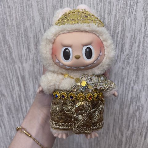 Labubu Clothes Thai Ethnic Style 17cm Pure Handmade Thai Vinyl Accessories Palace Cute Doll Clothes