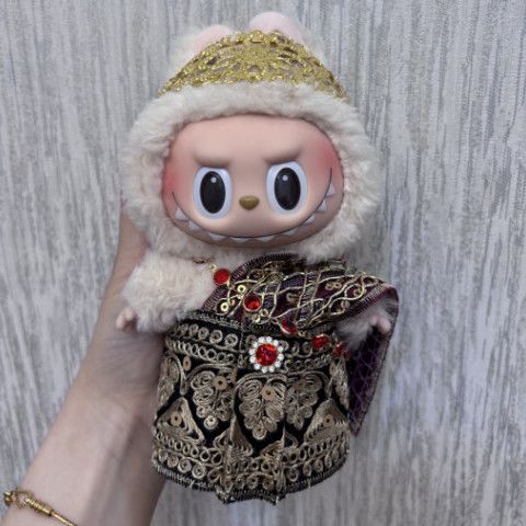 Labubu Clothes Thai Ethnic Style 17cm Pure Handmade Thai Vinyl Accessories Palace Cute Doll Clothes