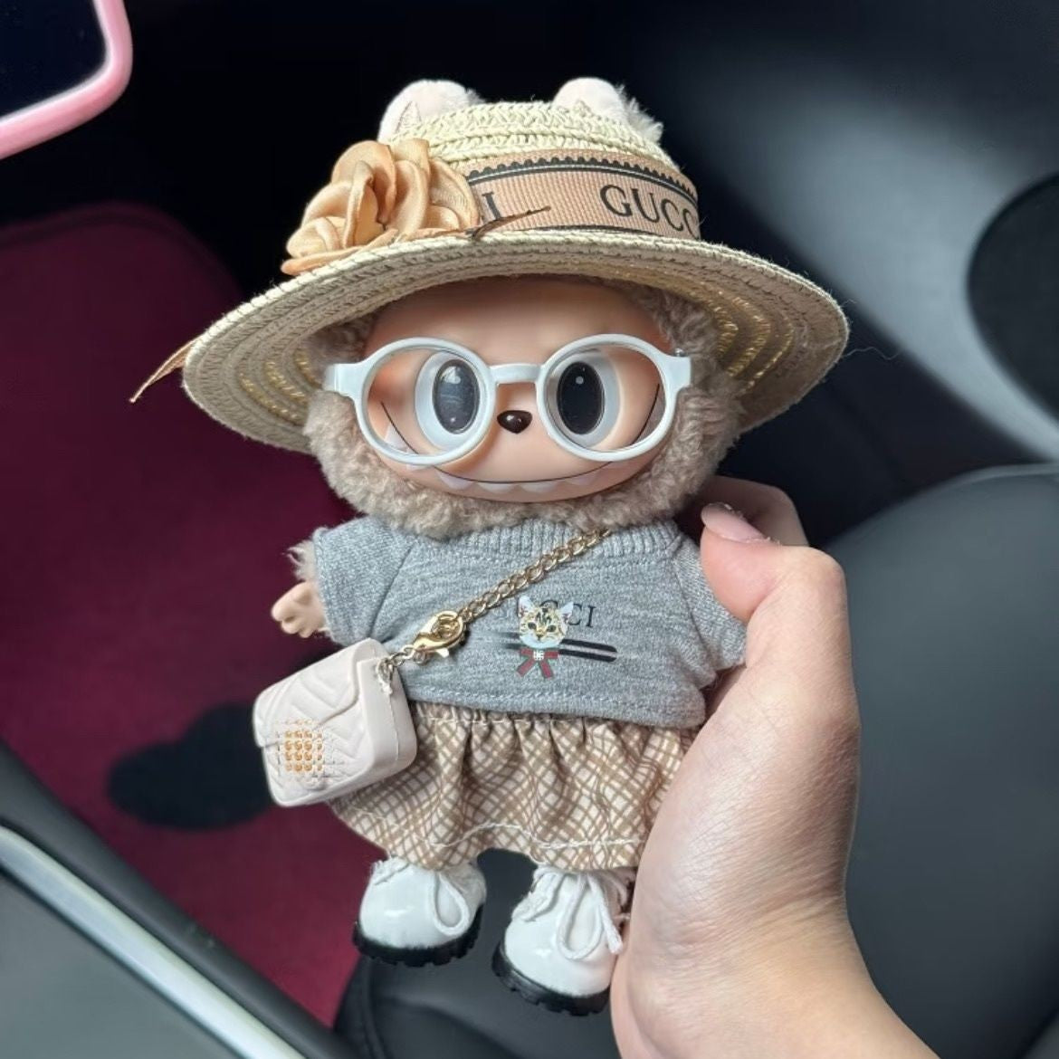Bubu Doll Clothes Socialite Style Doll Clothes Blind Box Outfit Set Cute 17cm First Generation Second Generation Third Generation Universal
