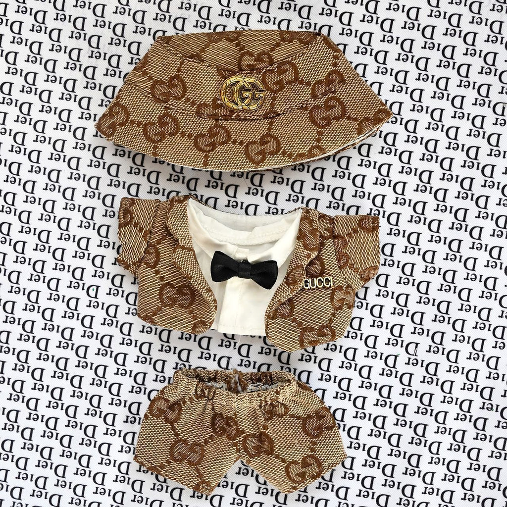 Clothing Only] Labubu Doll Clothes 17cm Labubu Clothes Luxurious and Cute Gentleman Vinyl Face Doll Clothes Replacement