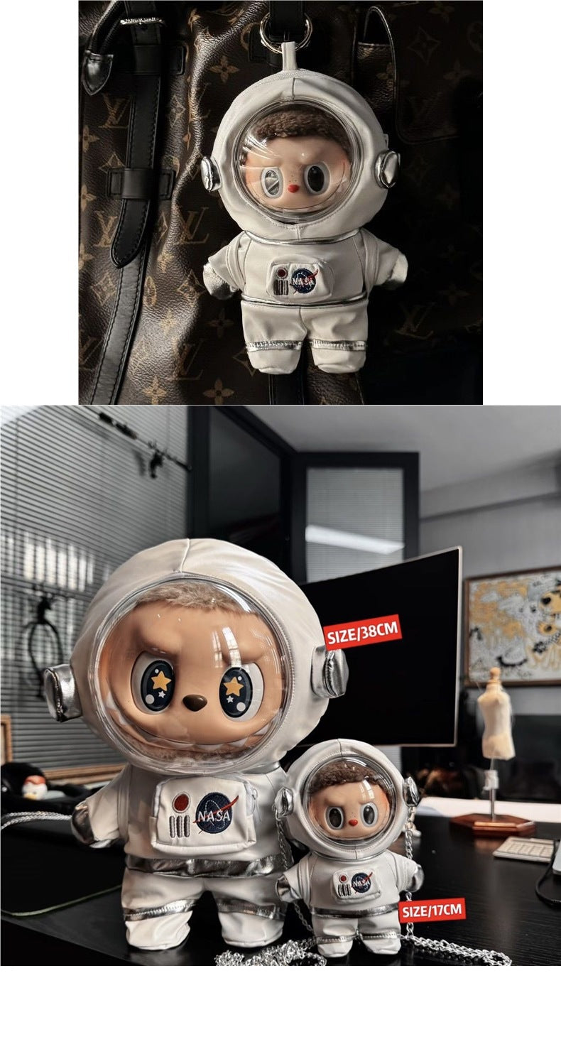 New Astronaut Labubu Clothing Set 17cm Blind Box Figure Accessory