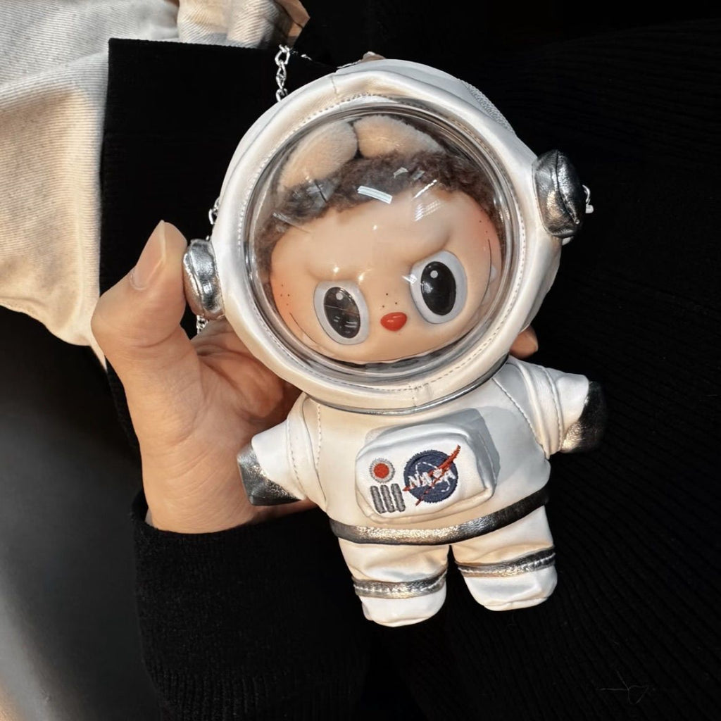 New Astronaut Labubu Clothing Set 17cm Blind Box Figure Accessory