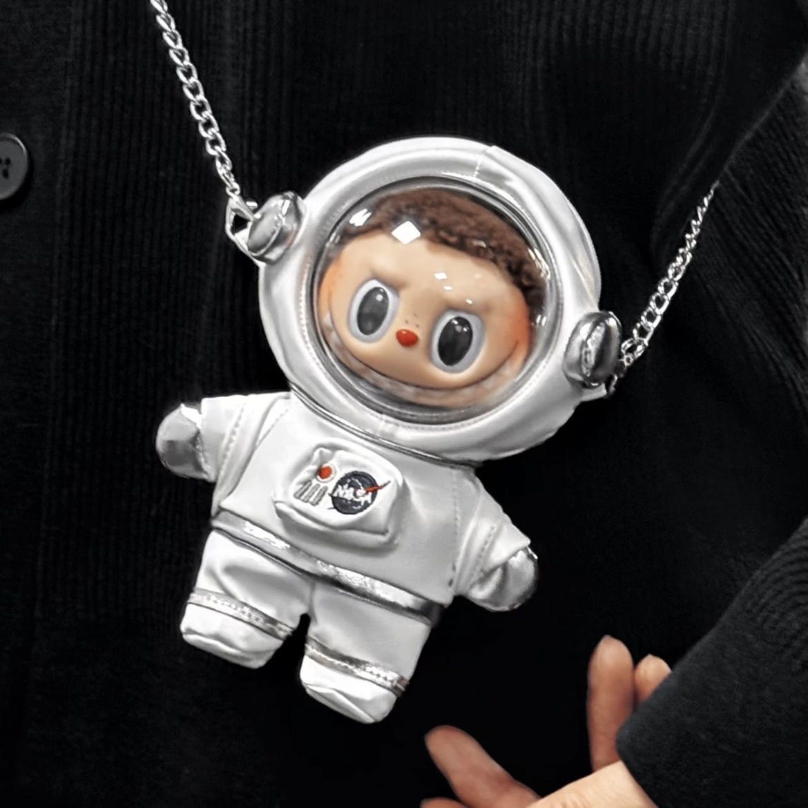 New Astronaut Labubu Clothing Set 17cm Blind Box Figure Accessory